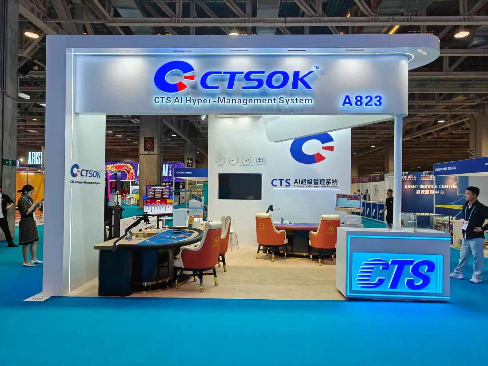 G2E Asia 2026 CTSOK Exhibition Booth Photos